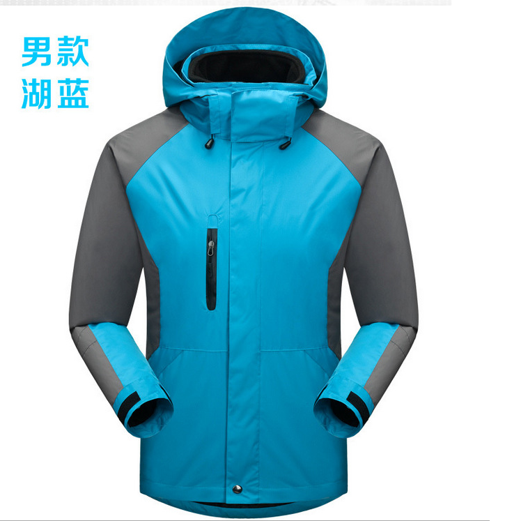 男款抓絨兩件套沖鋒衣定做廠(chǎng)家光版定制